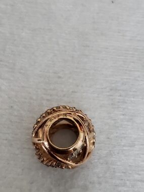 3/$50 Pandora Rose Gold Twisted Halo Charm